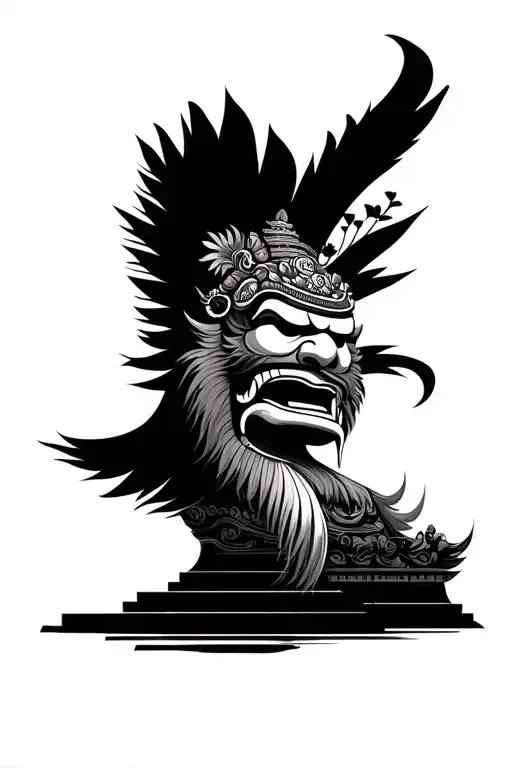 Balinese Barong Balinese Temple And Philippines Traditional Concepts Mixed