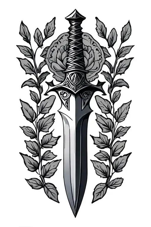 Dagger With Laurels