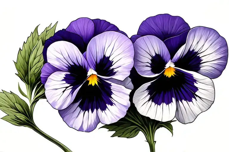 Purple Pansy Mermorial