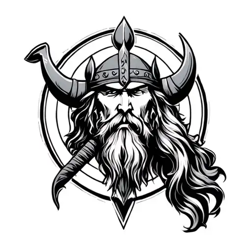 Viking Tattoo Design