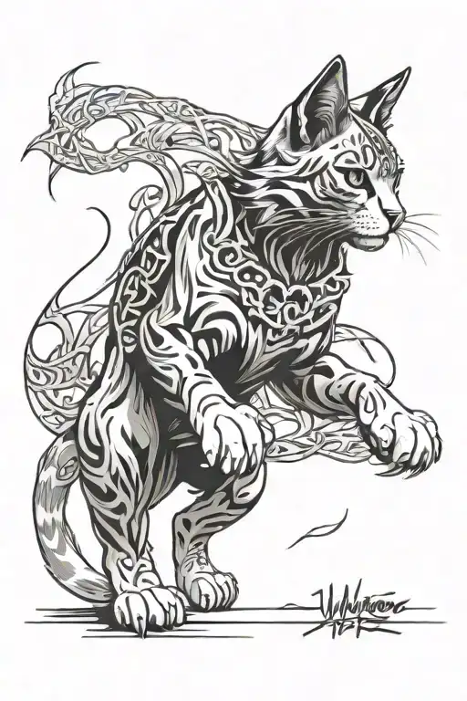 Erin Hunter Warrior Cat From Wind Clan Crawling Down