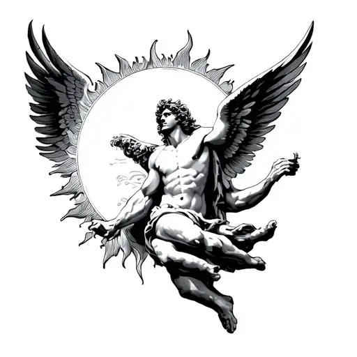 Icarus Falling From The Sun