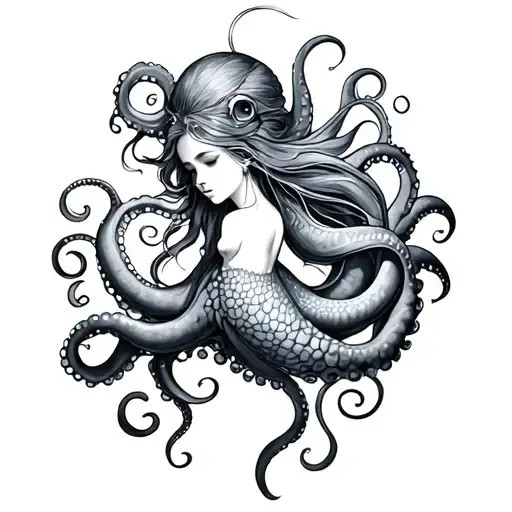 Mermaid And Octopus