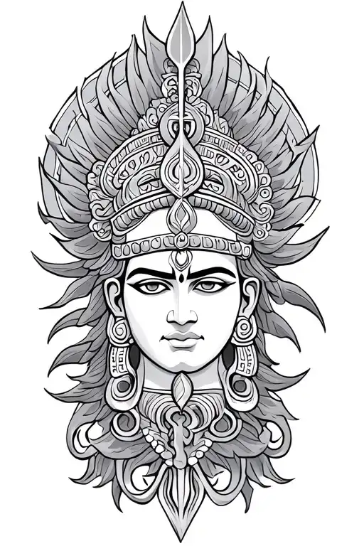 Murugan Vel Trident Tatto