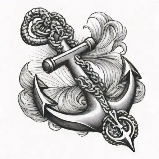 Navy Anchor