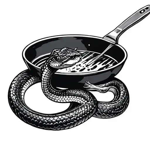 Cobra With Frying Pan