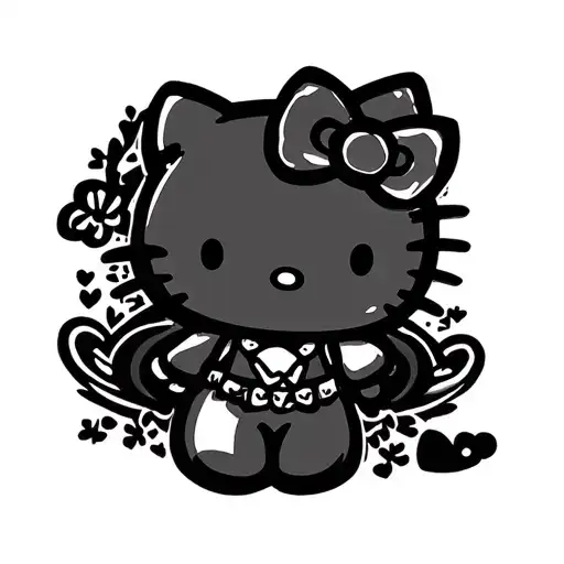 Hello Kitty Surrounded