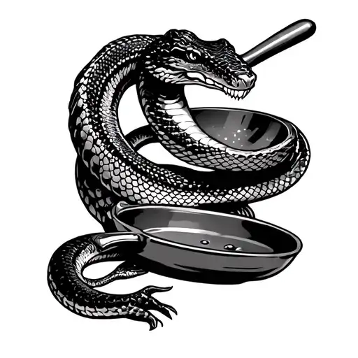 Cobra With A Frying Pan