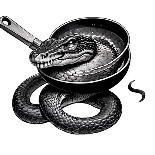 Cobra With A Frying Pan