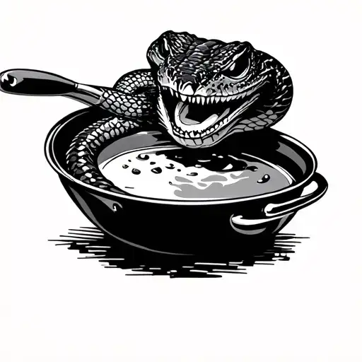 Cobra With A Frying Pan