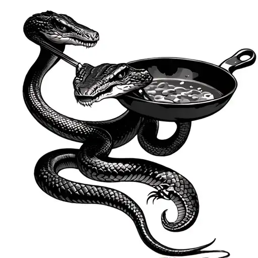 Cobra Swinging A Frying Pan