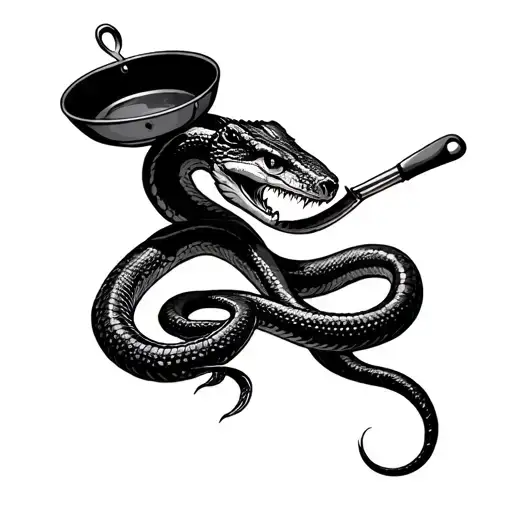Cobra Swinging A Frying Pan