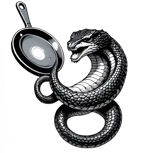Cobra Swinging A Frying Pan