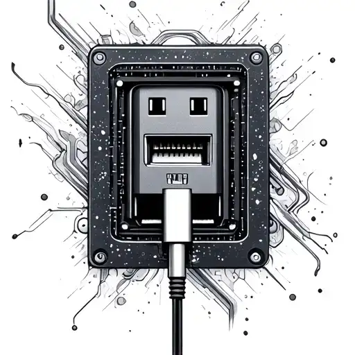 A Usb Port On My Skin Like A Charging Port
