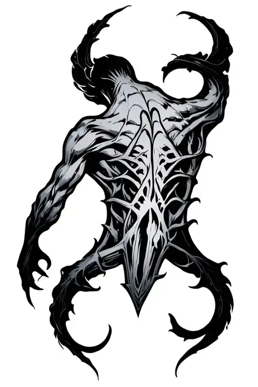 Symbol Of Strength And Fear Back