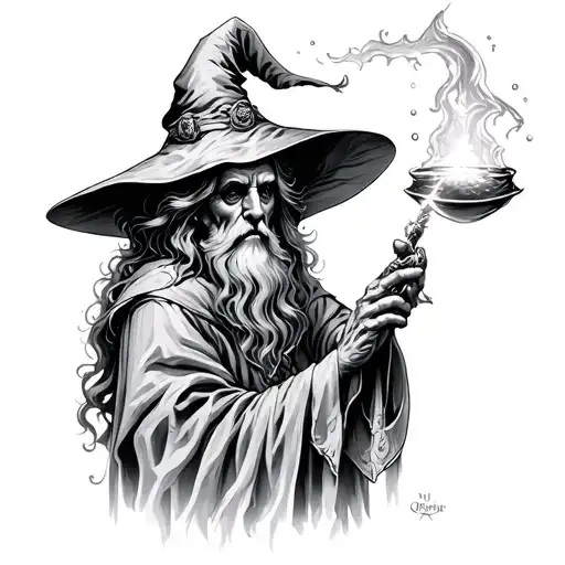 Spell Casting Wizard