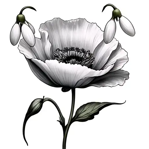 Poppy And Snowdrop