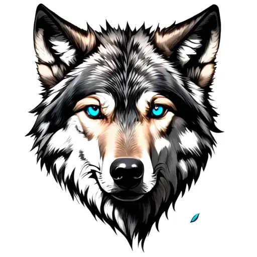 Wolf Blue Eyes