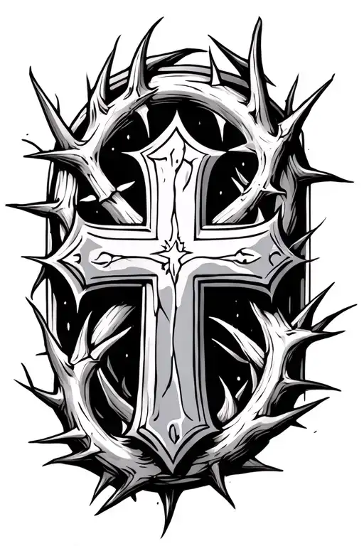 Cross With Thorns