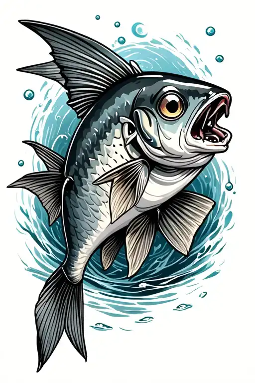 Crankbait And Underwater Scene