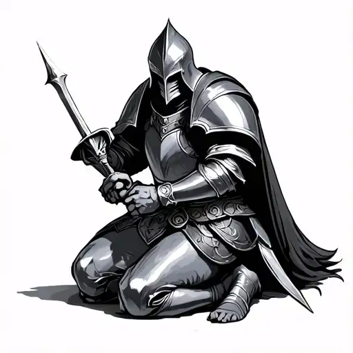 Kneeling Knight