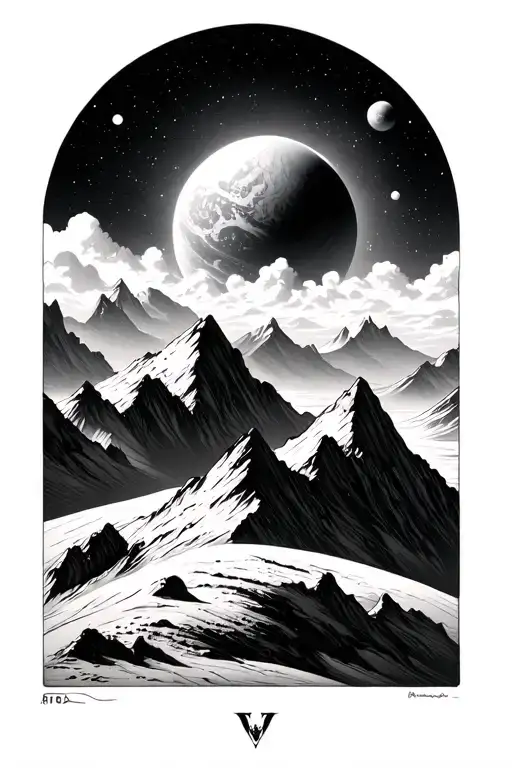 Mountains Planets