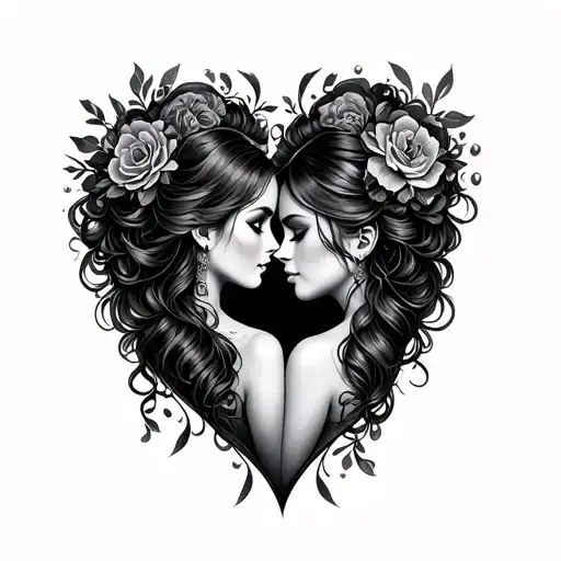 Harlee And Harper Sisters Heart