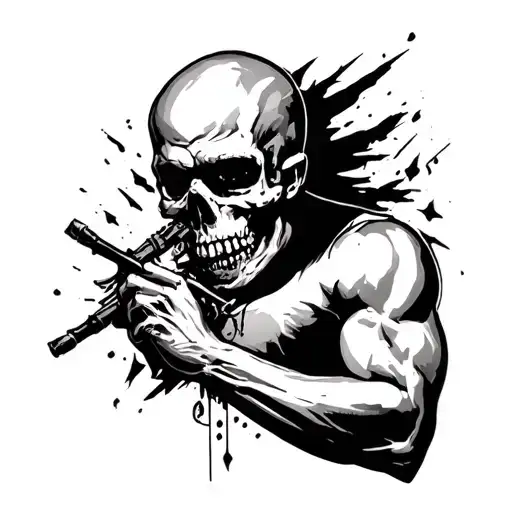 Hard To Kill Tattoo On Front Bicep