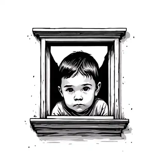 Child In Window