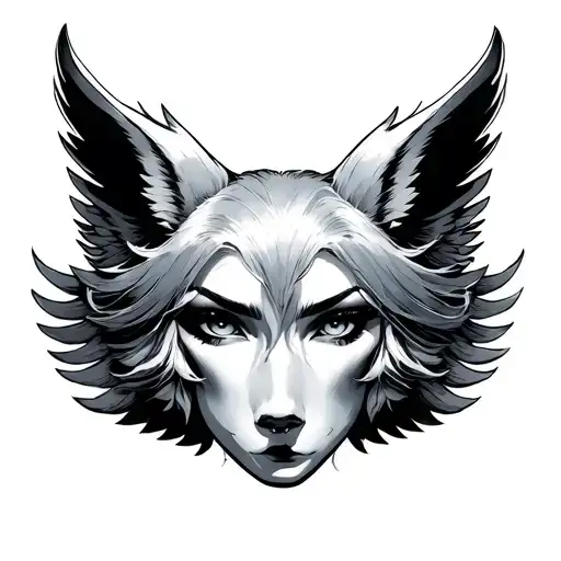 Wing With Megan Fox's Eyes