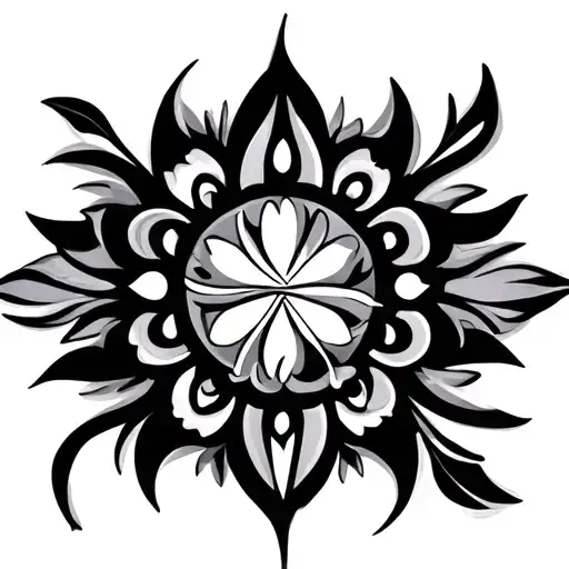 Hindu Symbol Abstract