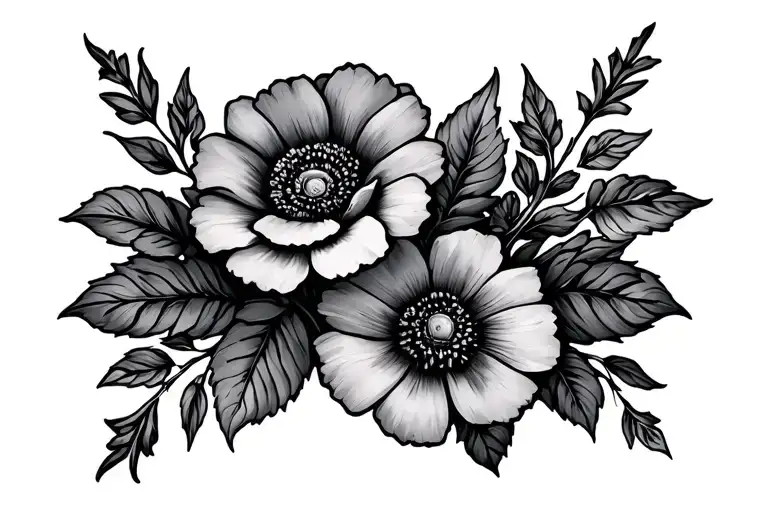 Flower Garden Neck
