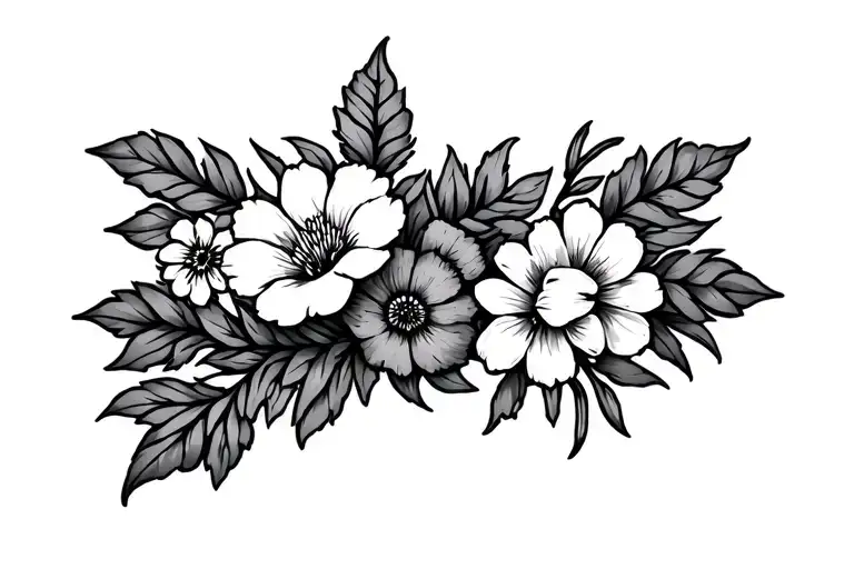 Small Flower Garden Neck