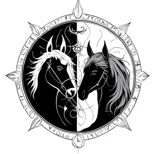 Virgo And Sagittarius Symbol