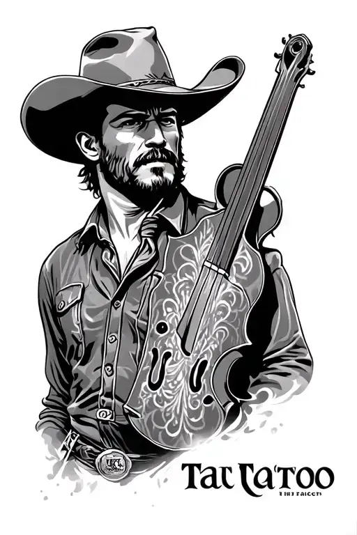 Wild West Cowboy And Usa