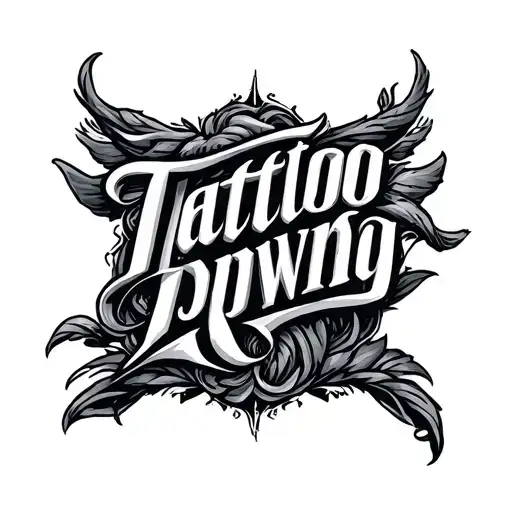 A Wording Logo