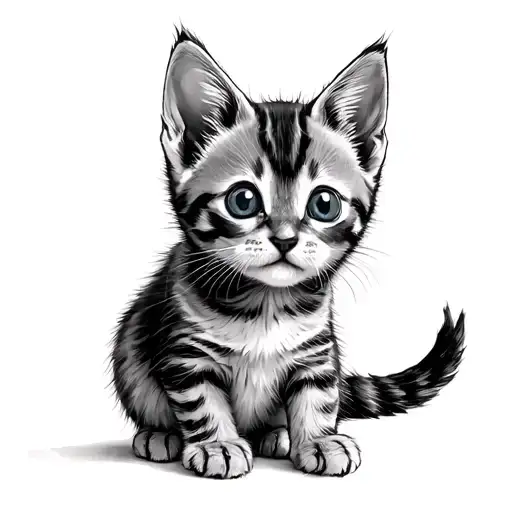 Fine Line Kitten
