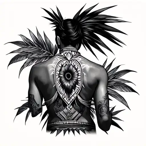Samoan Tattoo Back Design