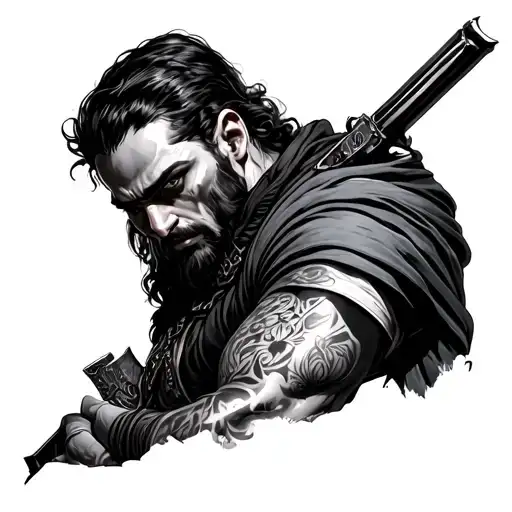 Idea Man Assassin Wearing Georgian