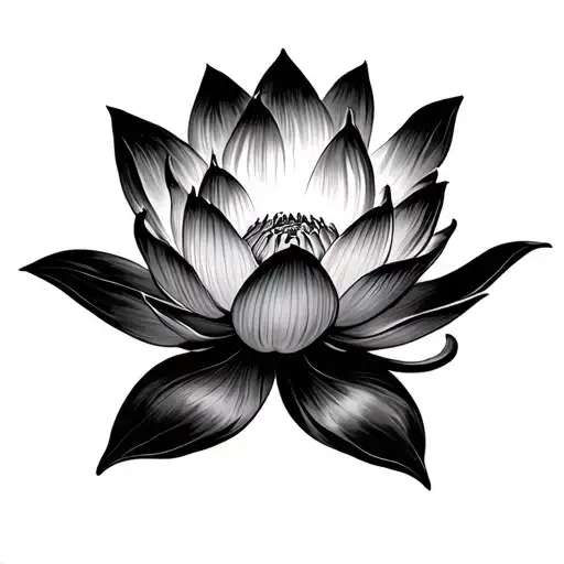 Black Lotus Flower