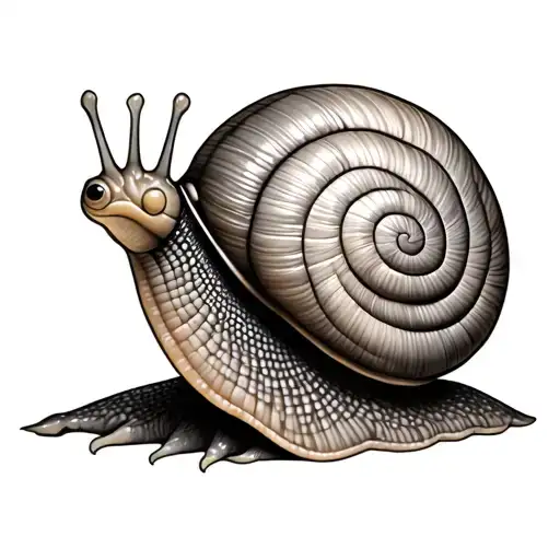 Snail With Building