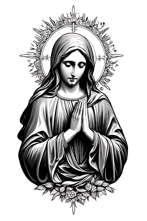 Mother Mary Praying