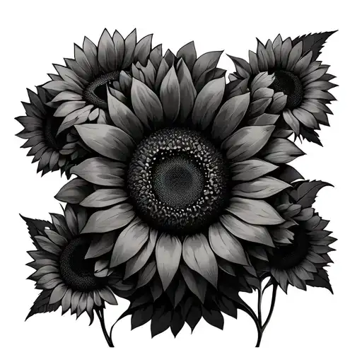Miscarriage Multiple Sunflowers Wrapped
