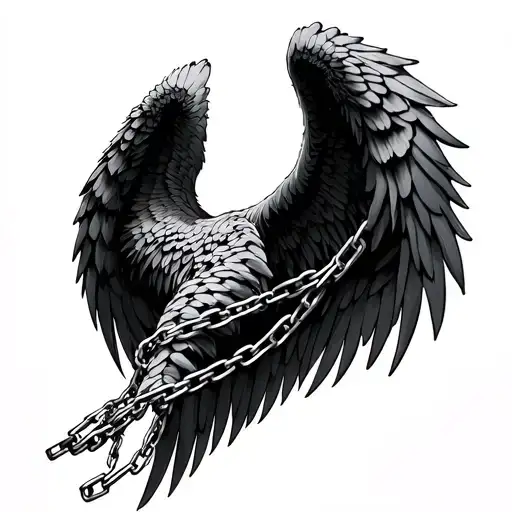 Wings Wrapped In Chains