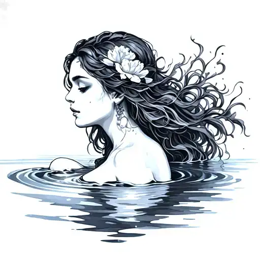 Woman In Water