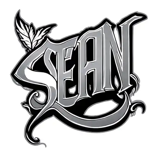 Sean Name Written