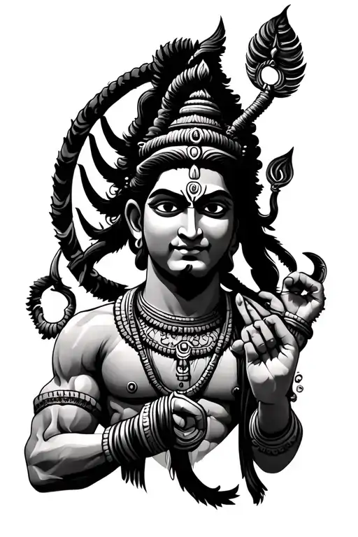 Hanuman And Shiva