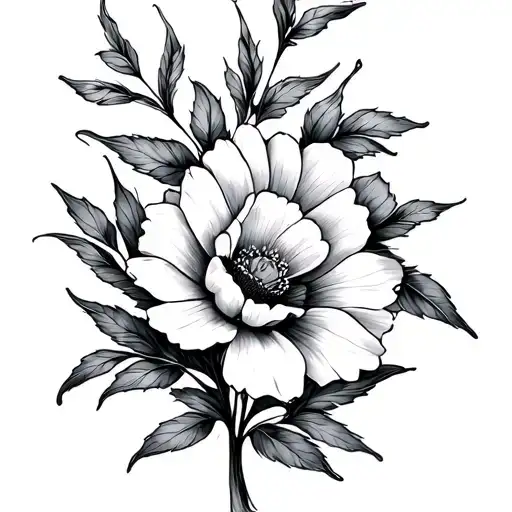 Fineline Flower Name Written