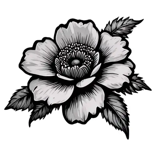 Barbell And Flower
