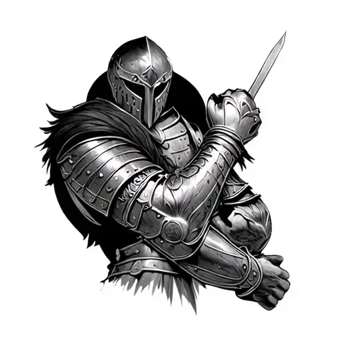 Gladiator Arm Armour Tatoo